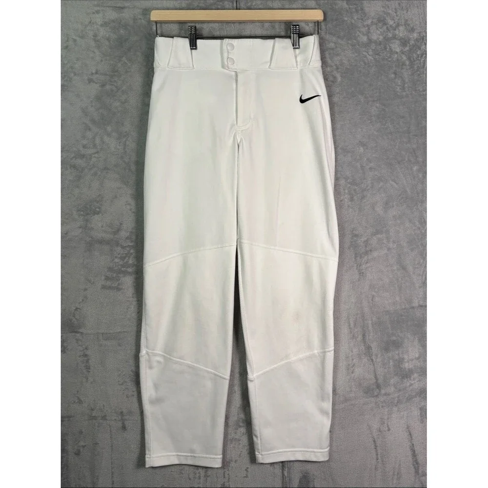 Nike White Youth Baseball Pants Size XL Waist 28”